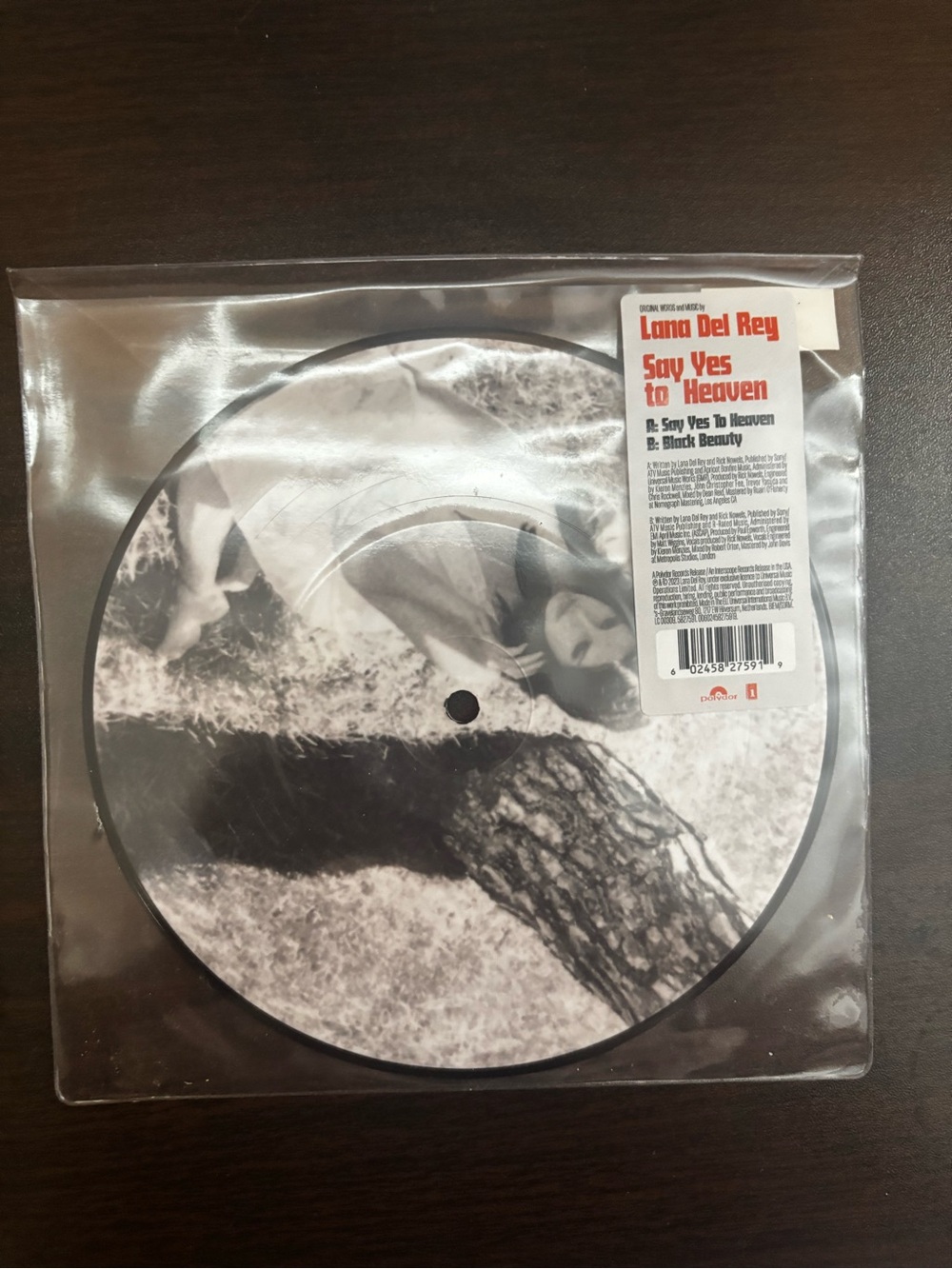 Black & White Picture Disc - Lana Del Rey
